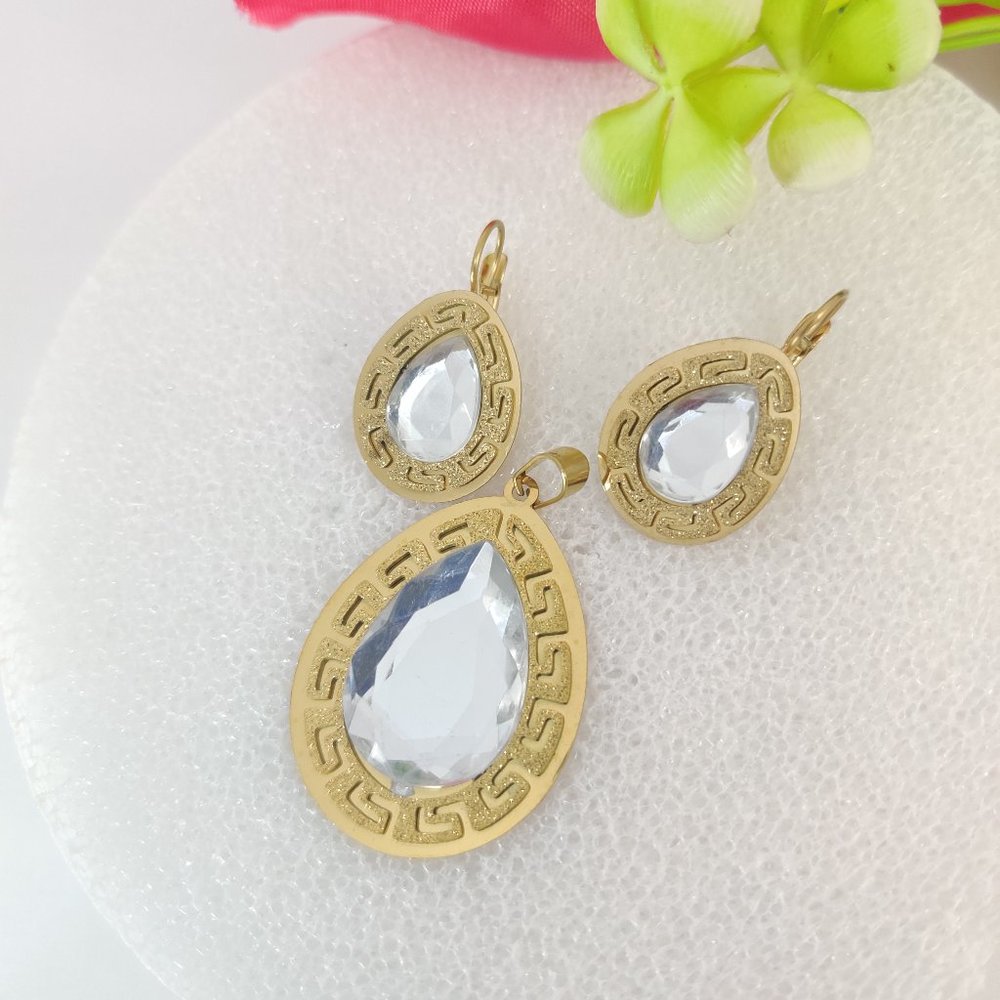 New Non-Faded Gold Plated Earrings